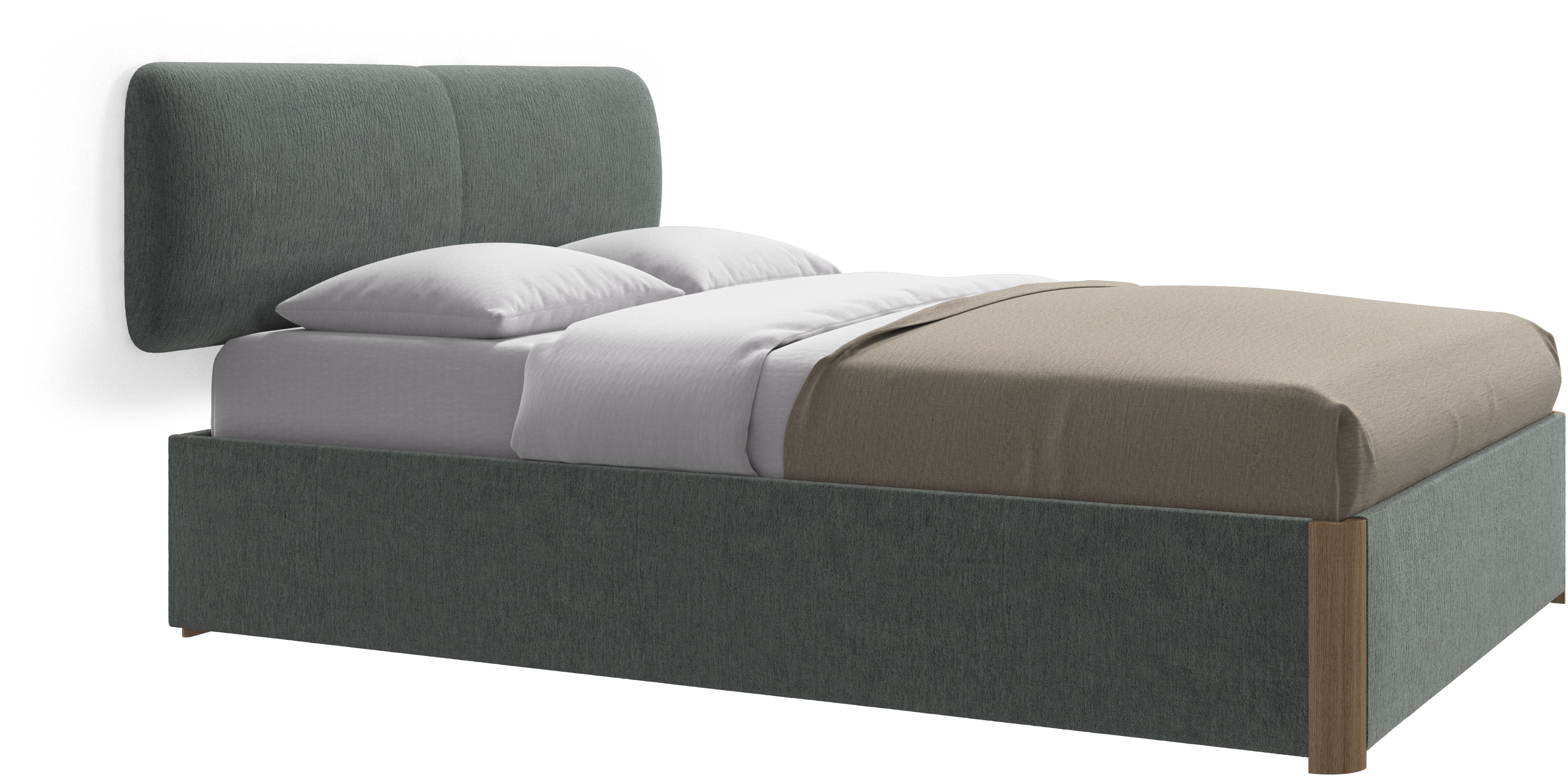 取付無料！ボーコンセプト ルガーノ サイドテーブル付きシングルベッド